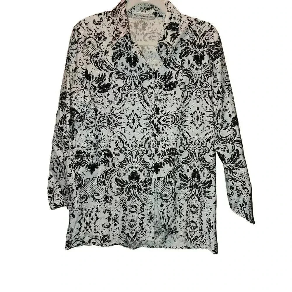 Misell Black and White Top